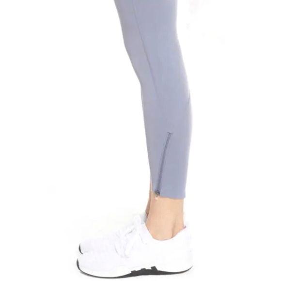 Zella Luella Luxe Lilac Gray High Waist 7/8 Leggings - Picture 3 of 10